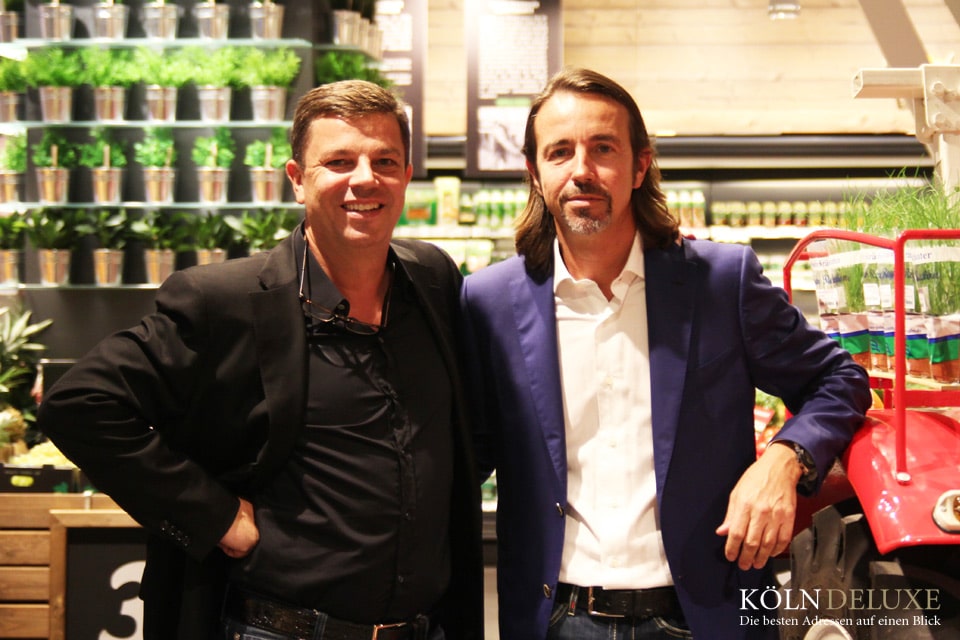 Die Betreiber Lutz und Peter Richrath im exklusivsten REWE Supermarkt in Köln