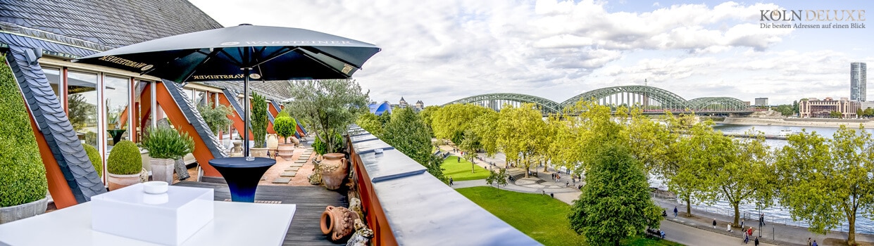 Rheinloft Cologne, die fünf Sterne Location und Ihr Ausblick.