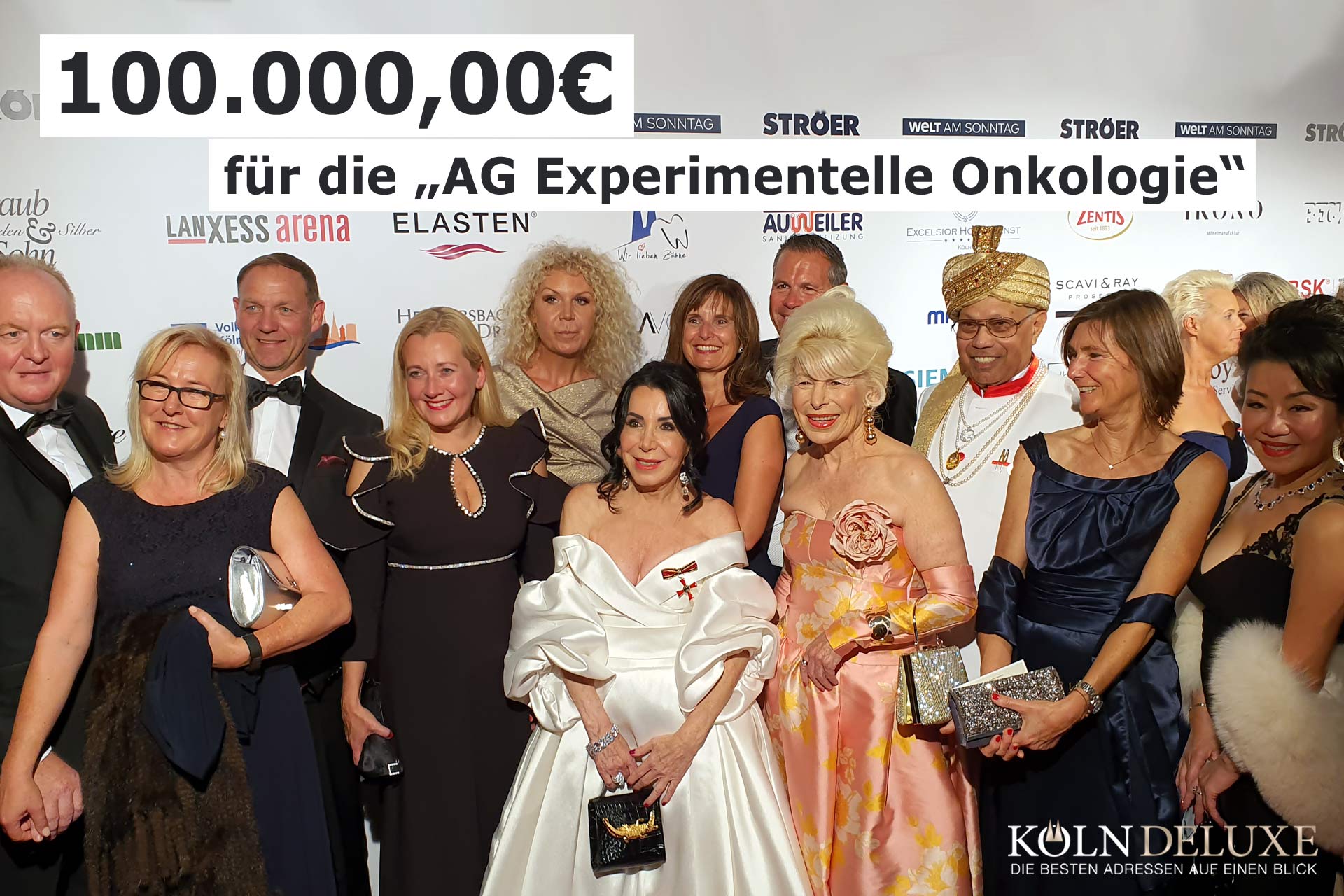 31. KölnBall spendet 100.000 Euro für die „AG Experimentelle Onkologie“