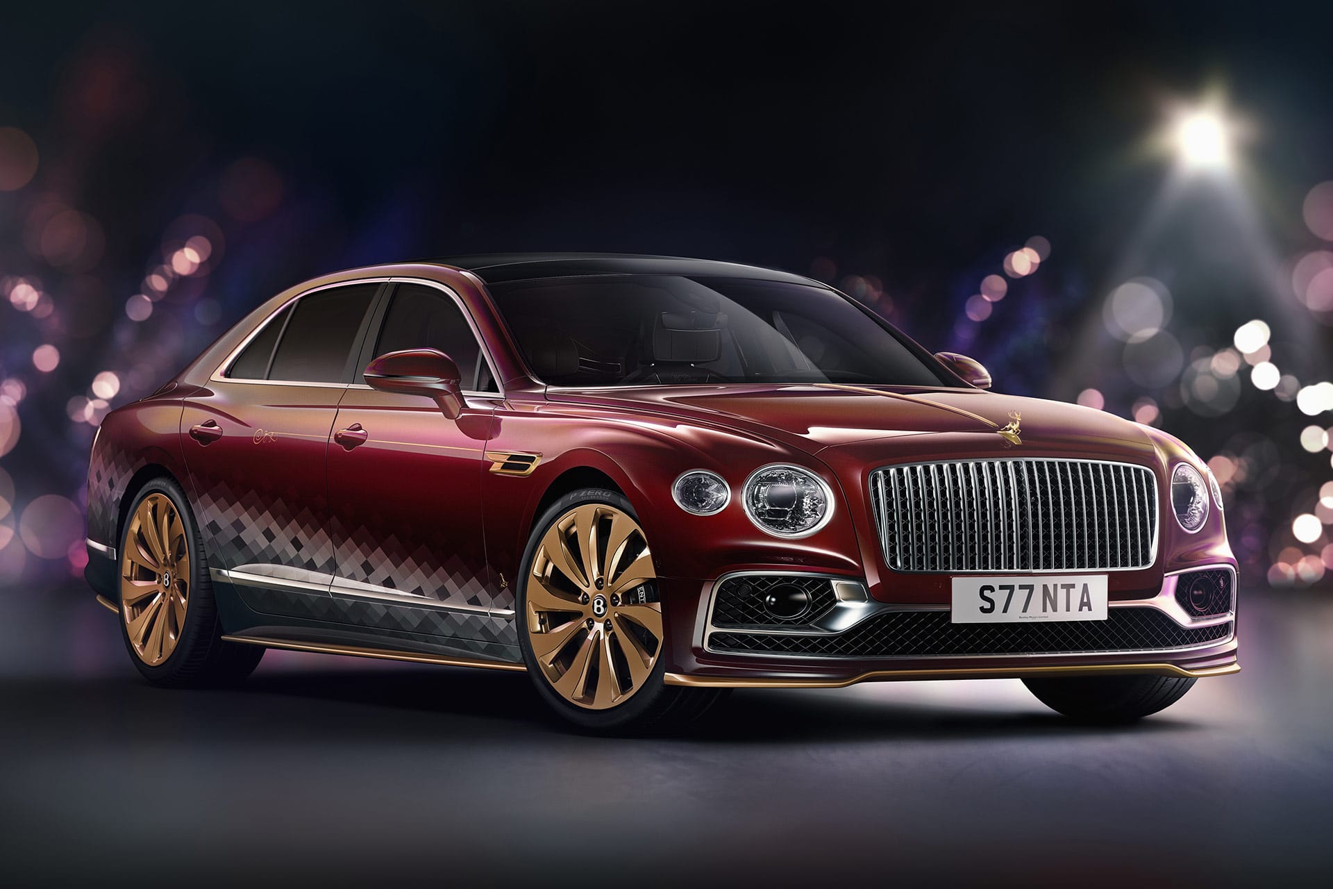 „The Reindeer Eight“: V8 statt Rentiere im Bentley Flying Spur