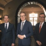 Althof Hotels_v.l.n.r.: Andreas Kämpfe (Vice President AMERON Hotels), Frank Marrenbach (CEO) und Andreas Schmitt (COO)